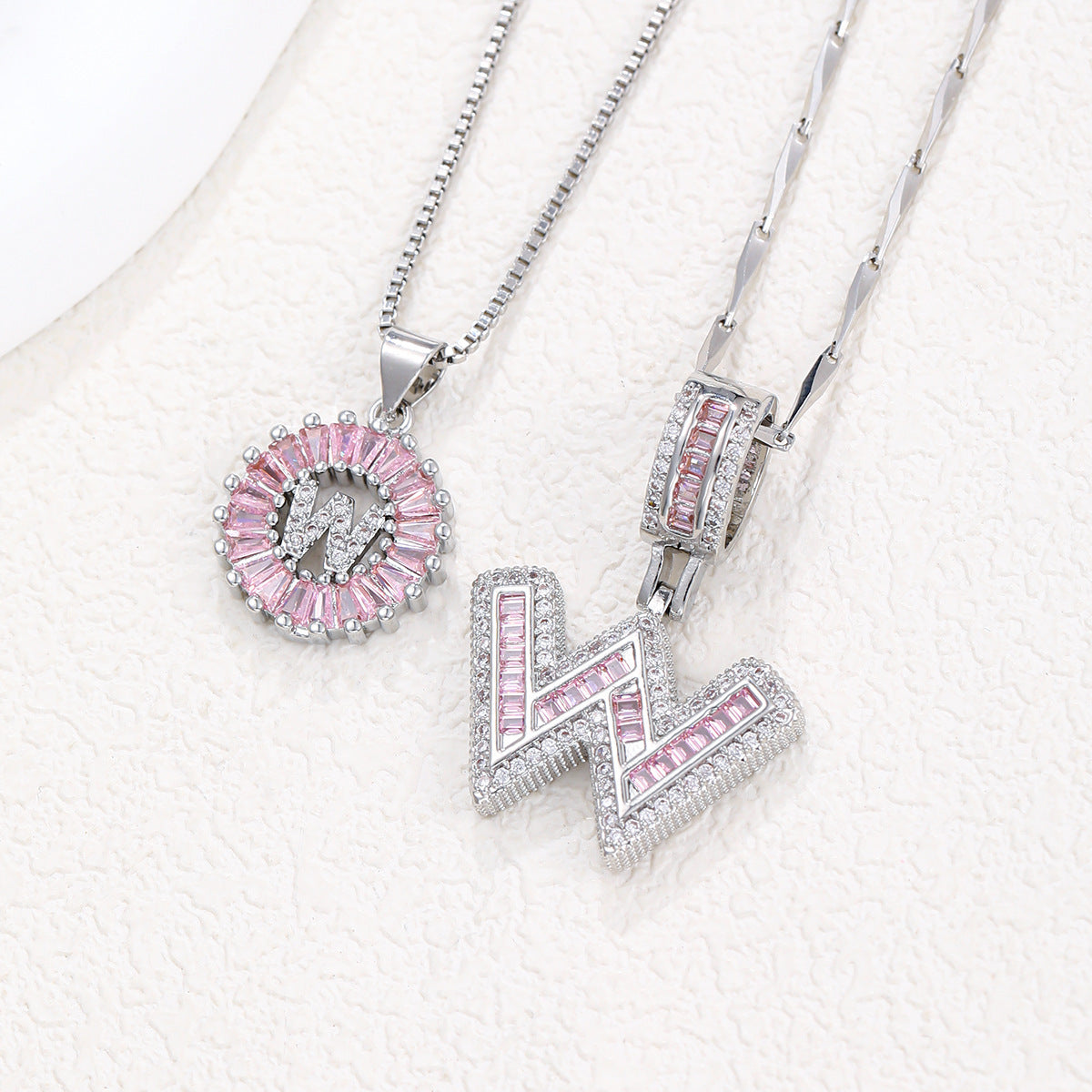 Pendant Zircon Round Flower Jewelry Set