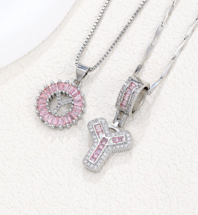 Pendant Zircon Round Flower Jewelry Set