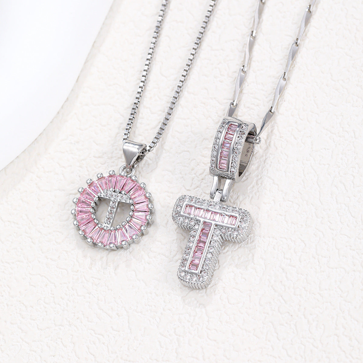 Pendant Zircon Round Flower Jewelry Set