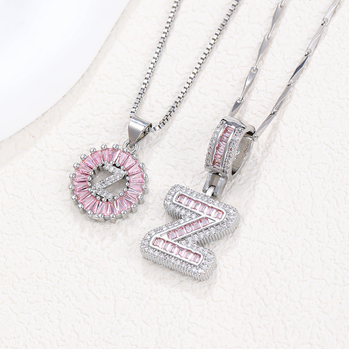 Pendant Zircon Round Flower Jewelry Set