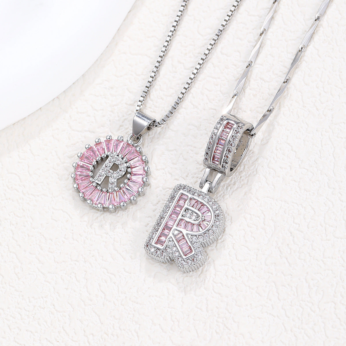 Pendant Zircon Round Flower Jewelry Set