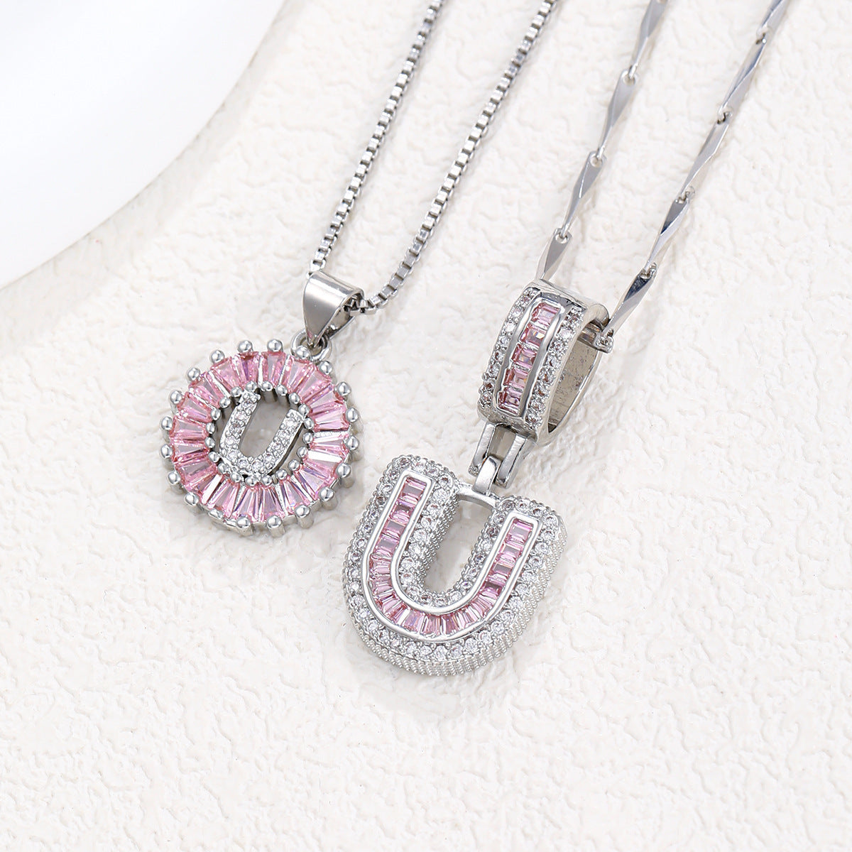 Pendant Zircon Round Flower Jewelry Set