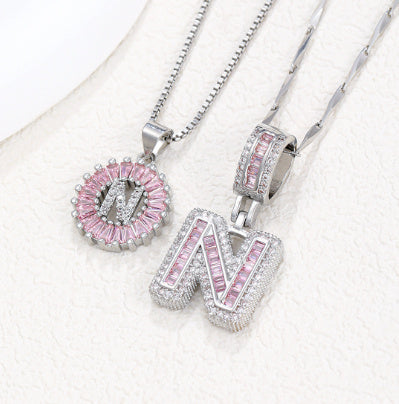 Pendant Zircon Round Flower Jewelry Set