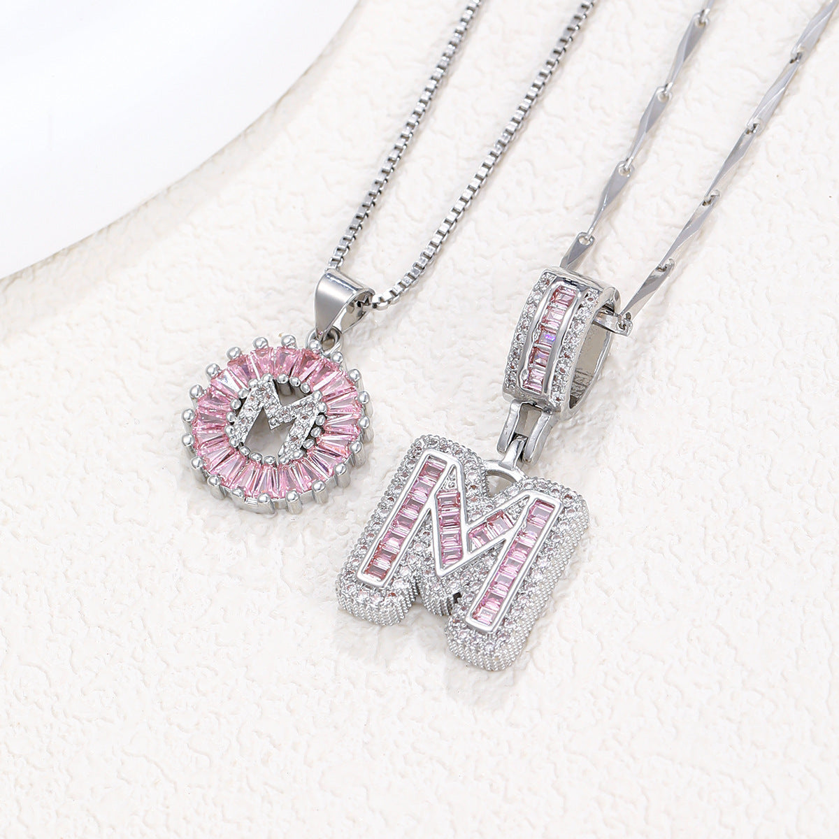 Pendant Zircon Round Flower Jewelry Set