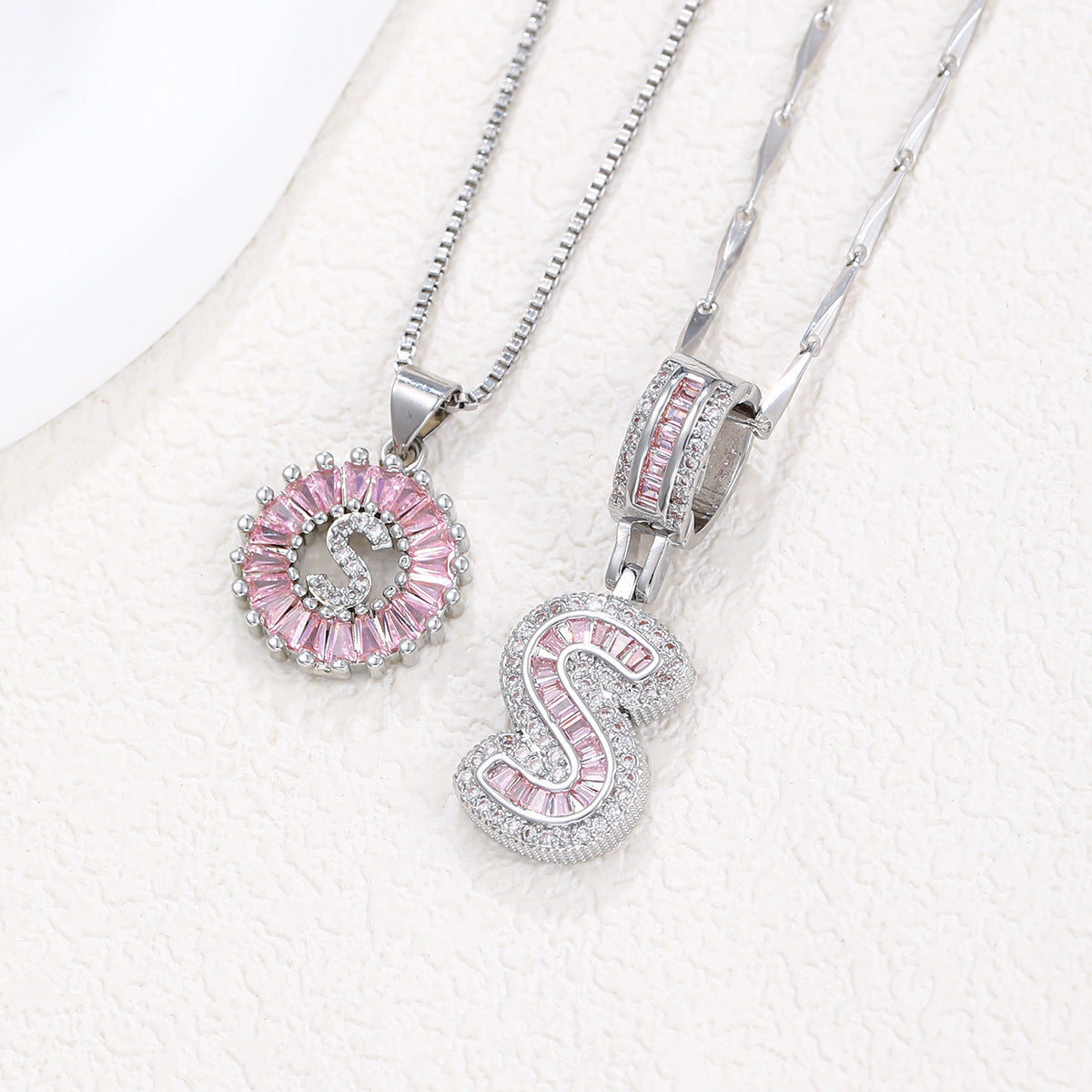 Pendant Zircon Round Flower Jewelry Set