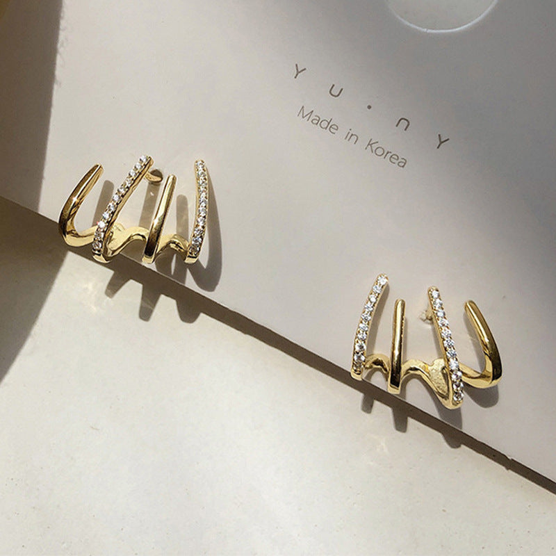 Multi-Hoop Statement Earrings - Elegant Layered Circle Earrings for Women
