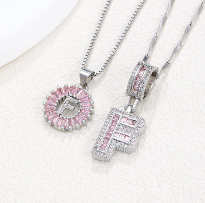Pendant Zircon Round Flower Jewelry Set