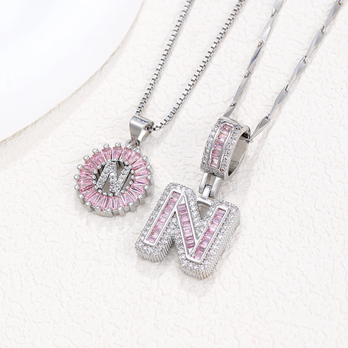 Pendant Zircon Round Flower Jewelry Set