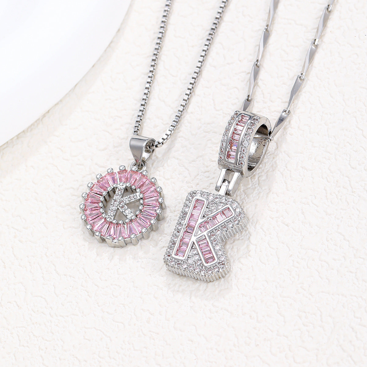 Pendant Zircon Round Flower Jewelry Set