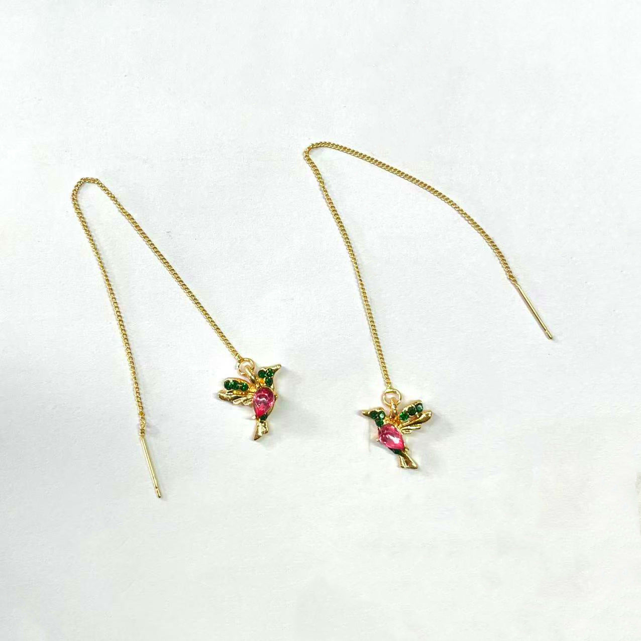 PAIR OF HUMMINGBIRD EARRINGS જ⁀➴ ♡