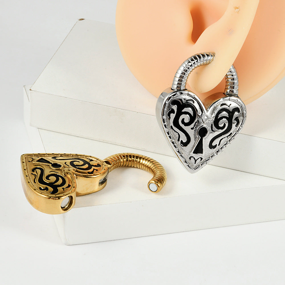 Personalized Heart-shaped Ear Piercing