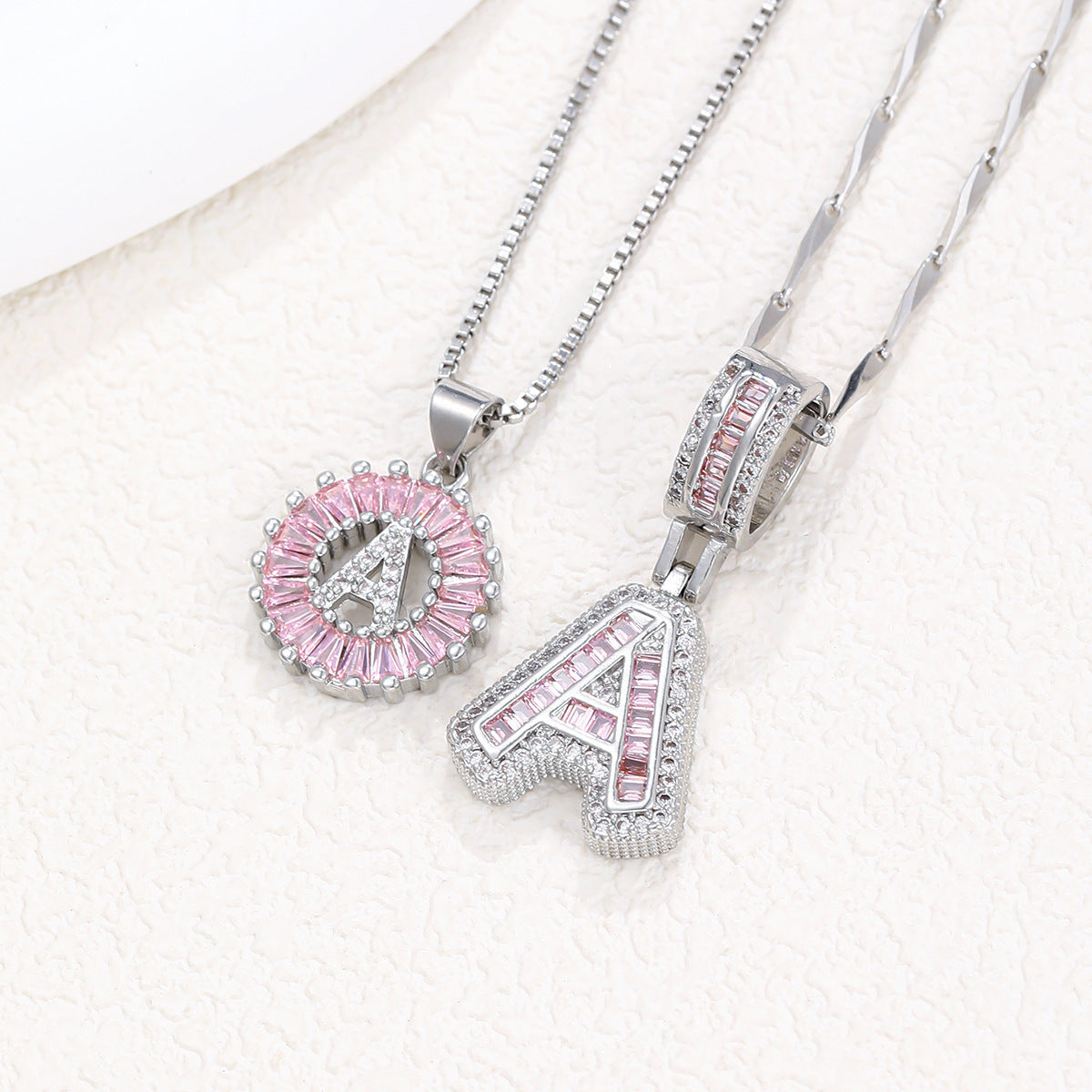 Pendant Zircon Round Flower Jewelry Set