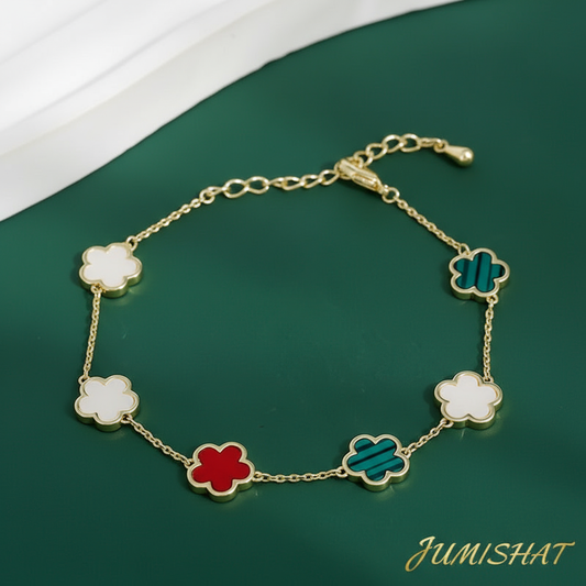 Four Leaf Clover Bracelet - Jumishat - Correct Version